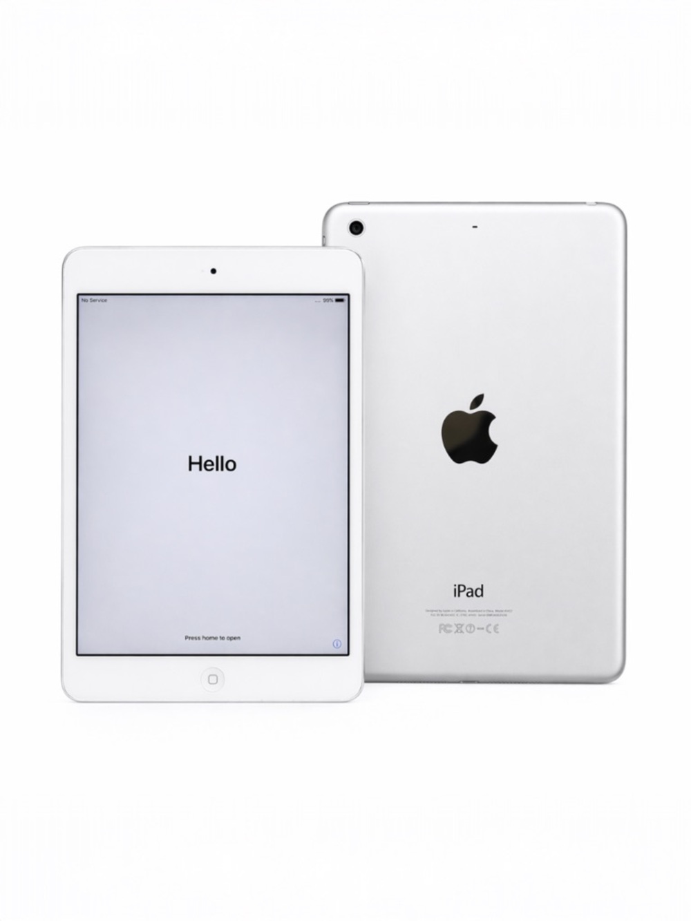 Apple iPad Mini 16GB Silver WiFi + Cellular 7.9” Factory Reset